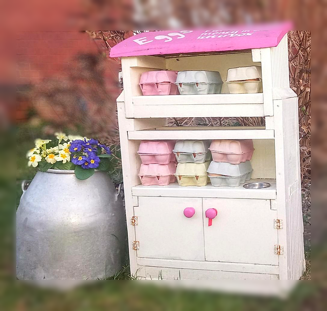 Our Egg Stand on Eden Vale Road